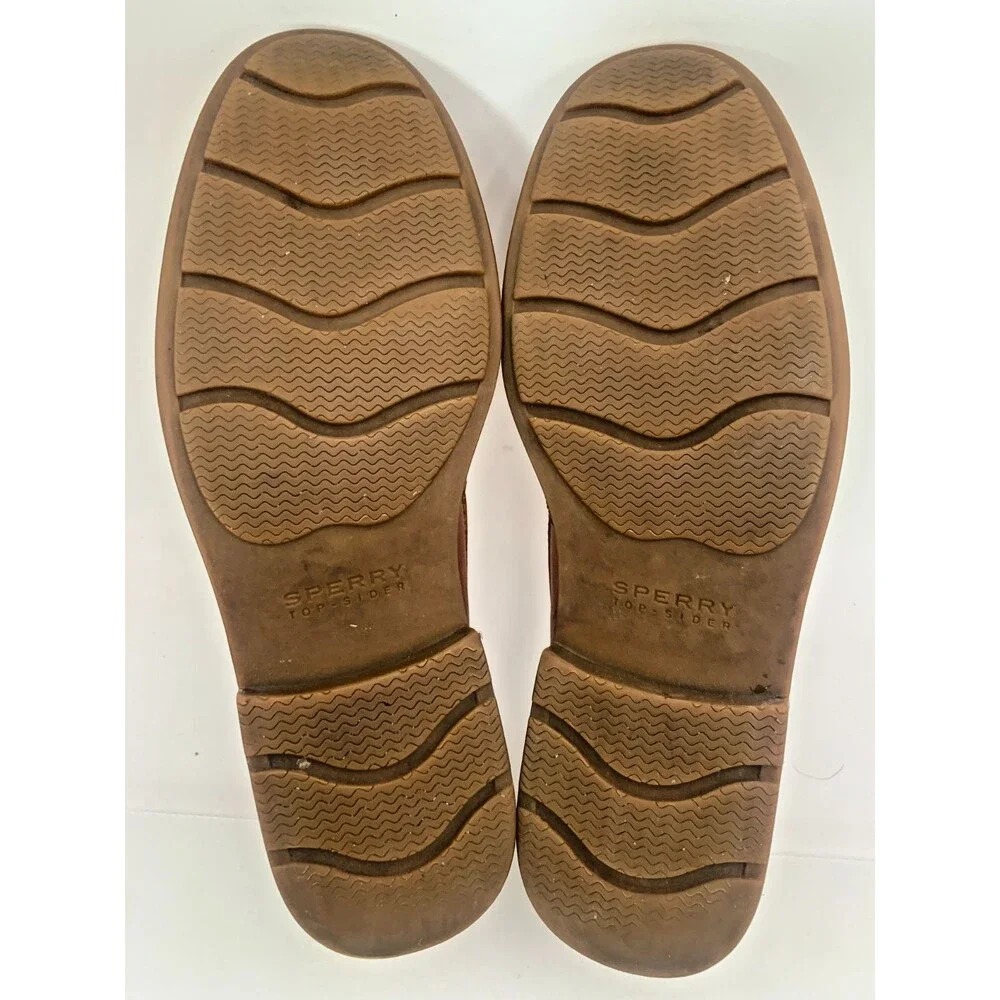 Sperry Top-Sider Essex Penny Loafer Premium Tan Leather Mens Size 10.5 STS 17817